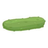 cetriolo icona cartone animato vettore. verde cibo vettore