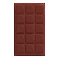 cioccolato bar icona cartone animato vettore. caramella pezzo vettore