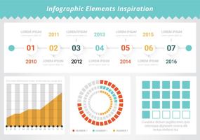 Elementi di vettore di FreeI Infographic Tools