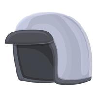 motociclista nuovo casco icona cartone animato vettore. moto sicurezza vettore