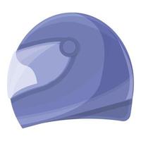 motociclista casco icona cartone animato vettore. moto Abiti vettore