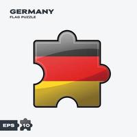 Germania bandiera puzzle vettore