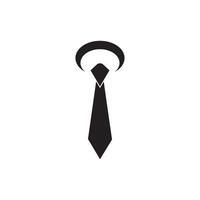 cravatta icona logo vettore design
