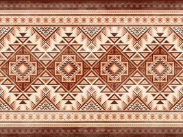 nativo americano indiano ornamento modello geometrico etnico tessile tessitura tribale azteco modello navajo messicano tessuto senza cuciture vettore decorazione moda