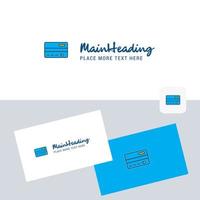 credito carta vettore logotipo con attività commerciale carta modello elegante aziendale identità vettore
