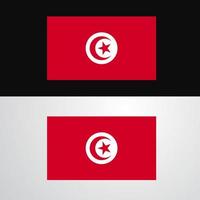 tunisia bandiera bandiera design vettore