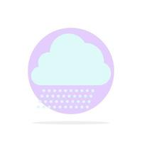 cielo pioggia nube natura primavera astratto cerchio sfondo piatto colore icona vettore