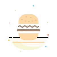 hamburger mangiare americano Stati Uniti d'America astratto piatto colore icona modello vettore