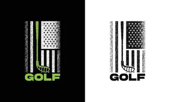 golf citazione t camicia disegno, tipografia vettore