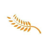 modello di logo di grano vettore