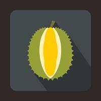 durian icona nel piatto stile vettore