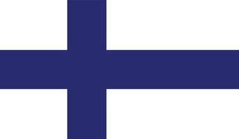 Finlandia bandiera Immagine vettore