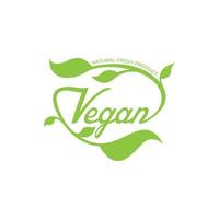 egan calligrafia logo con verde le foglie vettore