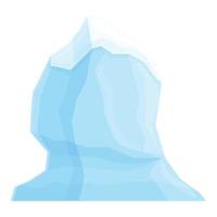 polo iceberg icona cartone animato vettore. ghiaccio berg vettore