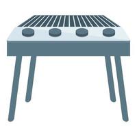 griglia bbq icona cartone animato vettore. cucinare cibo vettore
