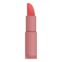 rossetto icona cartone animato vettore. trucco labbro vettore