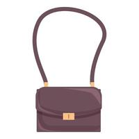 donna Borsa icona cartone animato vettore. moda accessorio vettore