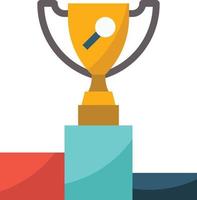 competitivo classifica ricompensa ricerca SEO - piatto icona vettore