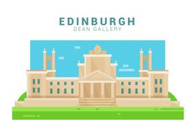 galleria di Dean di Edimburgo illustrazione vettoriale