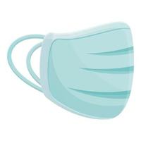 protezione medico maschera icona, cartone animato stile vettore