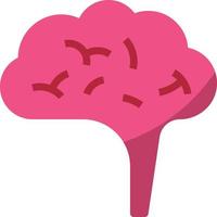 cervello organo creativo idea - piatto icona vettore