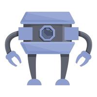 automazione robot icona cartone animato vettore. carino giocattolo vettore