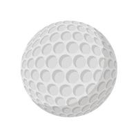 golf palla cartone animato icona vettore