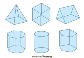 Vettore di forme geometriche 3D