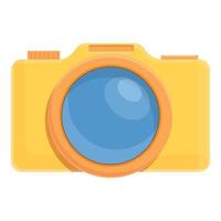 estate subacqueo telecamera icona, cartone animato stile vettore