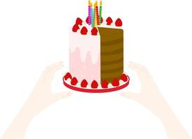 festa di buon compleanno vettore