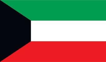 Kuwait bandiera Immagine vettore