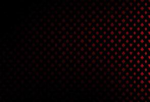 sfondo vettoriale rosso scuro con segni di carte.