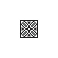 logo del fiore o disegno dell'icona vettore