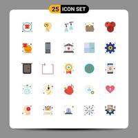 25 creativo icone moderno segni e simboli di ciliegia pagamento umano portafoglio gioielleria modificabile vettore design elementi