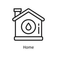 casa vettore schema icona design illustrazione. faccende domestiche simbolo su bianca sfondo eps 10 file