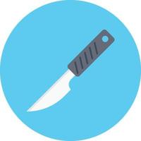 illustrazione vettoriale del coltello su uno sfondo. simboli di qualità premium. icone vettoriali per il concetto e la progettazione grafica.