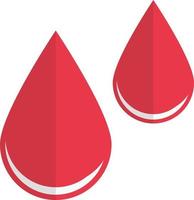 illustrazione vettoriale di goccia di sangue su uno sfondo simboli di qualità premium. icone vettoriali per il concetto e la progettazione grafica.