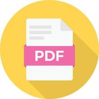 PDF file vettore illustrazione su un' sfondo.premio qualità simboli.vettore icone per concetto e grafico design.