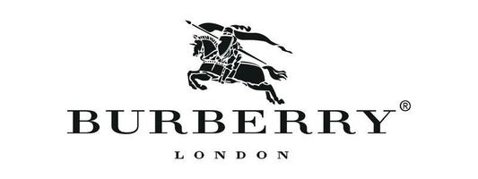 burberry vecchio logo su trasparente sfondo vettore