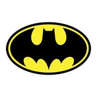 Batman logo su trasparente sfondo vettore