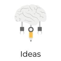 di moda di brainstorming idee vettore