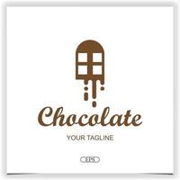 finestra cioccolato logo design premio elegante modello vettore eps 10