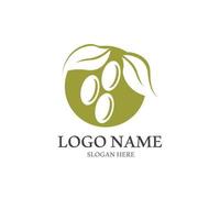 extra vergine oliva olio logo design vettore