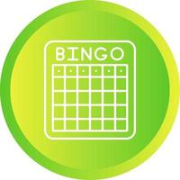 icona del vettore bingo