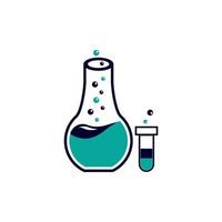 chimica logo vettore modello illustrazione