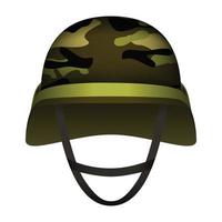 moderno design esercito casco modello, realistico stile vettore