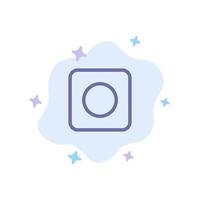 App del browser aumentare al massimo blu icona su astratto nube sfondo vettore
