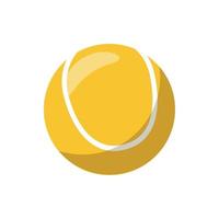 tennis palla icona, cartone animato stile vettore