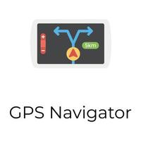 di moda GPS navigatore vettore