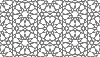 Arabo modello Ramadan mubarak musulmano stella modello semplice. fiore piazza design. islamico modello sfondo. cerchio modello islamico fiore vettore. vettore